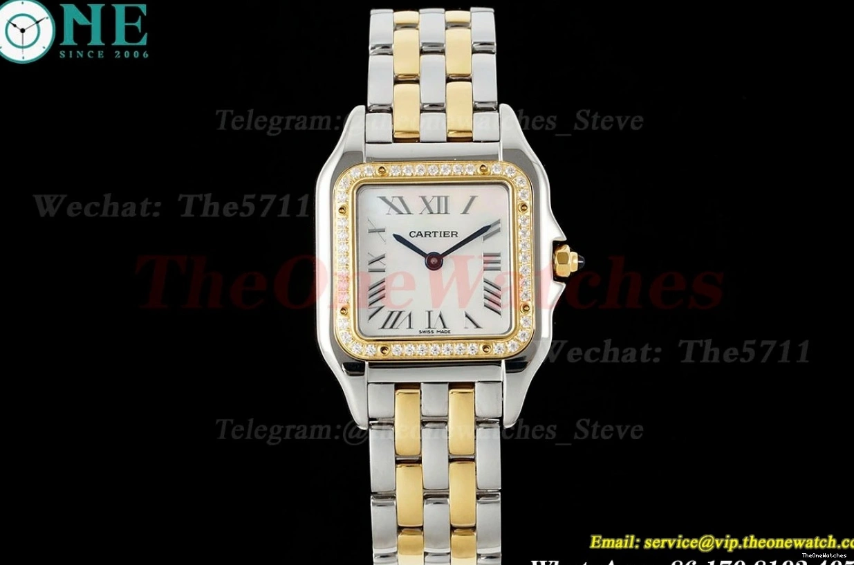 Quartz 27mm De YG Dial SS AF Secrete Ladies Panthere Dia Mop 0127